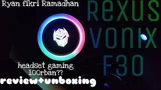 Review+Unboxing Headset gaming 2021 murah 100rb-an | Rexus Vonix F30 | kualitas 1JT |