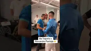Topuria 🤝 Pantoja #UFC317