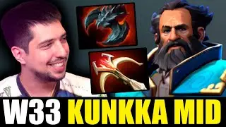 W33 vs CANCEL - Satanic + Daedalus Build Kunkka MID Dota 2