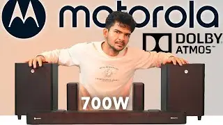 MOTOROLA AmphisoundX Vibe Dolby Atmos 5.2.4 ch 700 W  Soundbar review & sound test