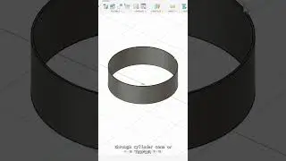 How to Find the Centre Axis of a Cylinder in Fusion 360