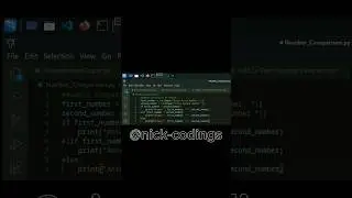 Number Comparison Program In Python (Full) - Murder Plot #coding #shorts #python #programming