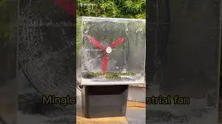 Brushless DC industrial fan dust test | fully sealed motor