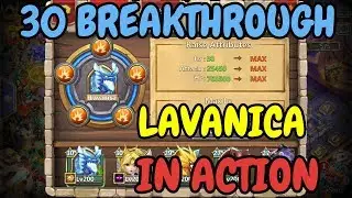 30 Breakthrough Lavanica In Action l Castle Clash