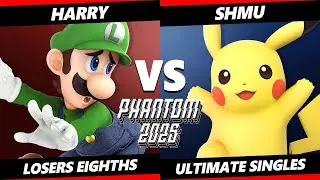 Phantom 2025 TOP 8 - Harry (Luigi, Game & Watch) Vs. Shmu (Pikachu, Mii Brawler) Smash Ultimate