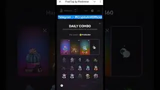 Pixelverse Daily Combo Card !! Today:18/08/2024  #pixelverse #pixelversedailycombo #cryptoanil