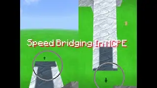 Tutorial Speed Bridge in MCPE || Mobile Gameplay