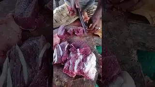 Best Buffalo Meat Cutting. #shorts #best #buffalomeat #meatcutting #meatslice #butcherknife
