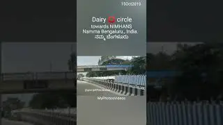 Dairy⭕circle |View -2 Bengaluru|View from BMTC VOLVO BUS|15Oct2019|