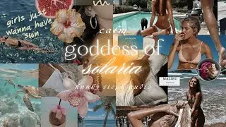 goddess of solaria ♡ sunkissed skin glow & perfect hair (w/ omni formula)
