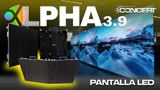 megaluz CONCERT │ALPHA 3.9 PANTALLA LED 3x2 METROS. VESI&Oacute;N PLANA Y CURVA.