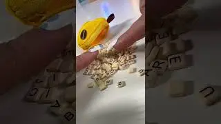 Worlds Smallest Bananagrams #worldssmallest #asmr