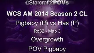 SC2 HotS - WCS AM 2014 S2 CL - Pigbaby vs Has - Ro32 - Map 3 - Overgrowth - Pigbaby