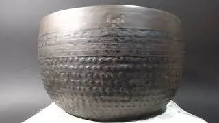 ebay shop mencoicm - JAPANESE BUDDHIST SINGING BOWL ORIN 9.9inch 25.1cm Wide by SAIKYO GENRYU