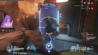 BRIGITTE MAIN - VIOLET! GAMEPLAY OVERWATCH SEASON 24 TOP 500