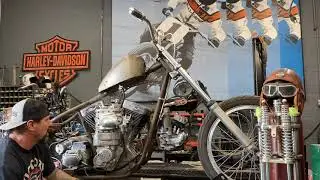 BLOW: Supercharged Harley-Davidson EVO chopper with Magnacharger Blower Billy Lane