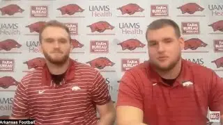 TE Hudson Henry, OL Beaux Limmer talk about new TE coach, playing new position ahead of Liberty bowl