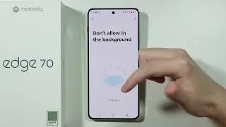 Motorola Edge 70: как включить/выключить диспетчер фоновых приложений для аккумулятора