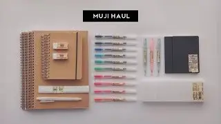 muji stationery haul // october 2017