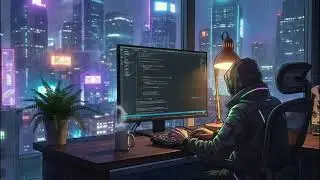 Eliminate Distractions 🌃 Cyberpunk Rain & Productive Lofi Beats