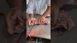 Meat Cutting Skill With Machine #shorts #viral #viralvideo