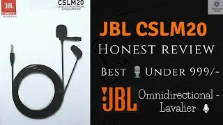 JBL Commercial CSLM20 & CSLM20B Lavalier Microphone,  Best microphone for Youtube, home, office use.