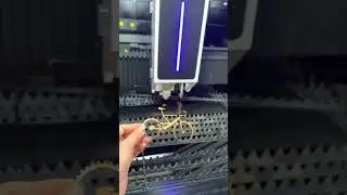 Double Laser head metal and nonmetal cutting Machine