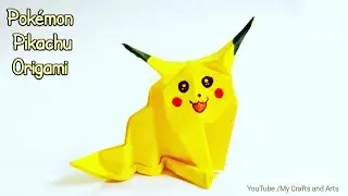 Paper Pok&eacute;mon Pikachu origami | Origami cartoon #origamianimal