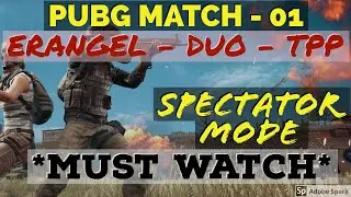 SPECTATOR MODE | PUBG MATCH 01 | PUBG TOURNAMENT | R3YGAMING | MUST WATCH