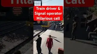 Hilarious train driver and signal operator telephone call about a signal showing at danger