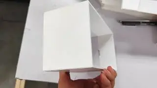Automatic thin cardboard grooving machine#mobilephonebox #boxmachine
