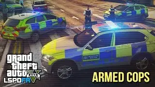 GTA 5 LSPDFR - Awesome Armed Police patrol ft. SC&O19 - The British way #59