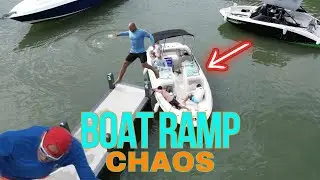 Miami Boat Ramp Chaos