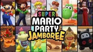 All 22 Characters in Super Mario Party Jamboree | Win Animations