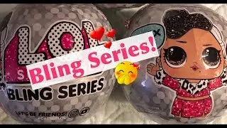 NEW L.O.L. Surprise Bling Series Opening LOL Holiday Ornaments Glitter Dolls &ndash; Unboxing & Review