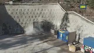 PORR Germany: Spectacular demolition at the Schwarzenbach plant in Forbach