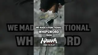 The BKS team create a working Whipsword from @NARAKABLADEPOINT on a new episode of Man At Arms!