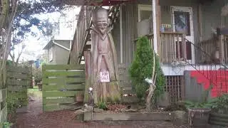 Wooden Alien for sale