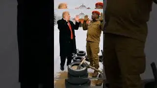 🥰🇧🇫 Ibrahim Vs Trump #shorts #funny #comedy