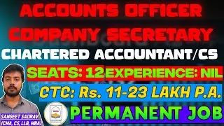 Freshers CA & CS Govt Jobs in HPCL Rajasthan Refinery Ltd | HRRL Recruitment 2025 |