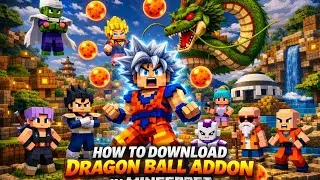 How to Download a Dragon ball addon in Minecraft| Step by step