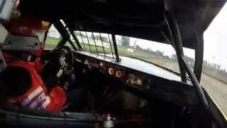 IMCA Hobby Stock Hot Laps & Heat Race - Marshalltown Speedway 9-4-2015
