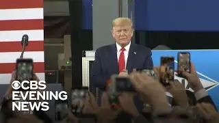 Trump supporters line up for Iowa campaign rally