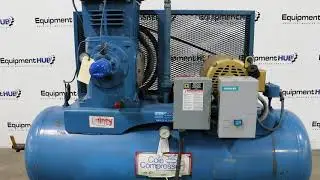 Quincy 340 7.5HP Reciprocating Horizontal 120 Gallon Air Compressor