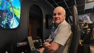 The Aviator simulator cafe in Thames  New Zealand
