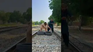 Train ki patri pa kia blast #trending #viralvideo #viral #trendingshorts #tiktok