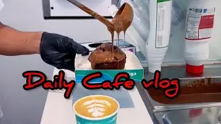 Daily Cafe vlog | My day As a Barista | latte art| sweet karaam coffee | Barista Ali | Coffee | Cafe