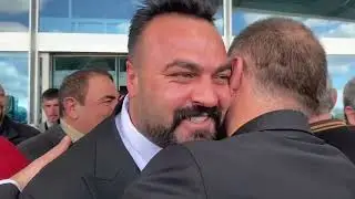 MHP milletvekili adaylarına coşkulu karşılama