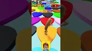 Tung Tung Sahur Plays Colors Block Run #roblox #shorts