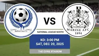 Bedford Town vs. Marine AFC || National League North || Matchday Video || Non League Football ||